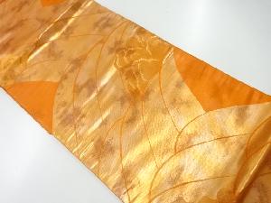 波に岩模様織出し袋帯